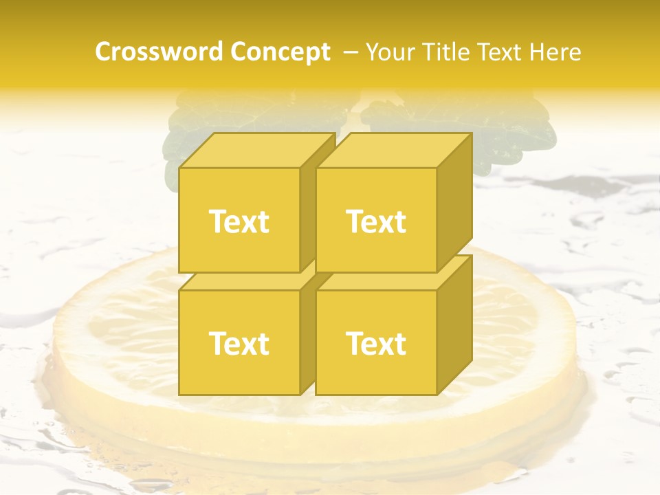 Citrus Cold Tropical PowerPoint Template