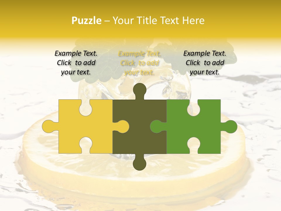 Citrus Cold Tropical PowerPoint Template