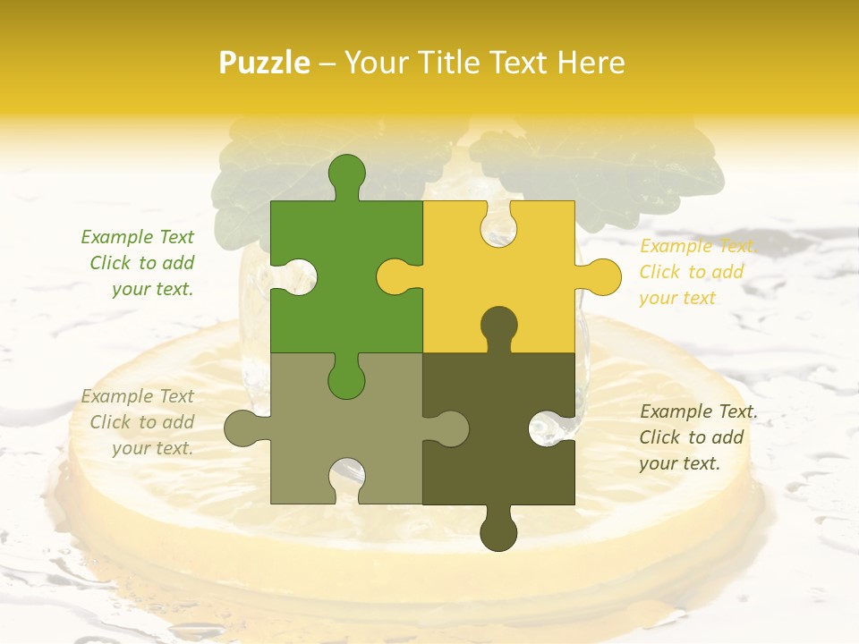 Citrus Cold Tropical PowerPoint Template