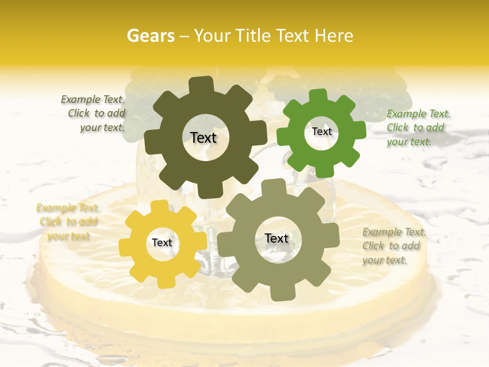 Citrus Cold Tropical PowerPoint Template