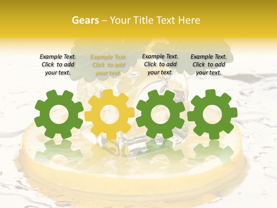 Citrus Cold Tropical PowerPoint Template