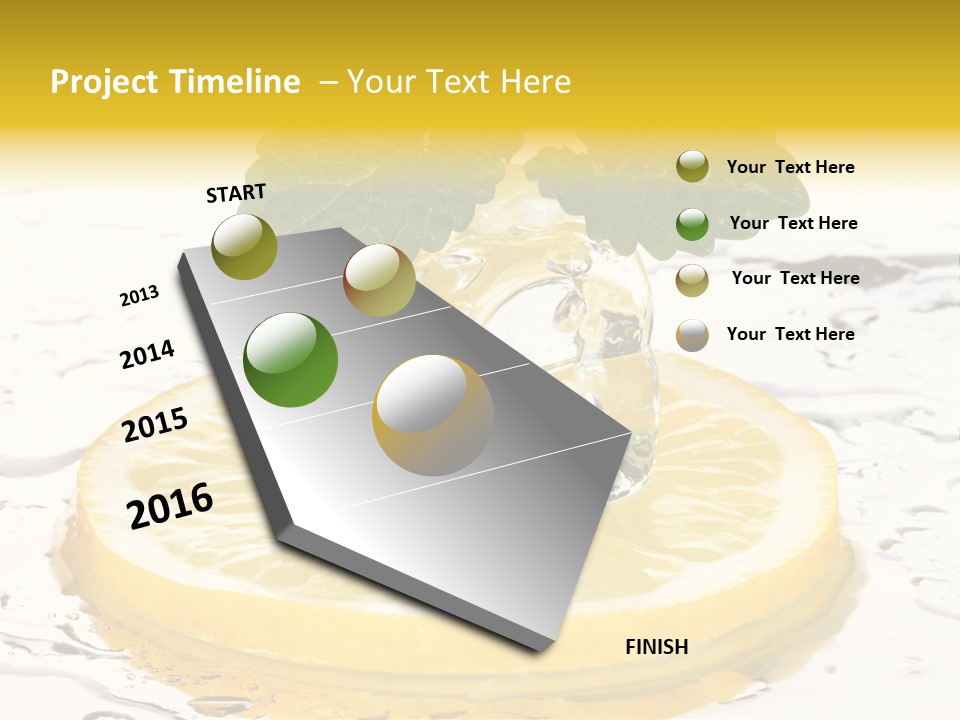 Citrus Cold Tropical PowerPoint Template