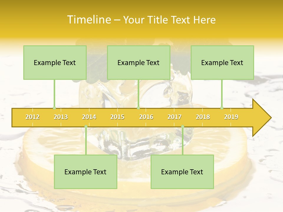 Citrus Cold Tropical PowerPoint Template