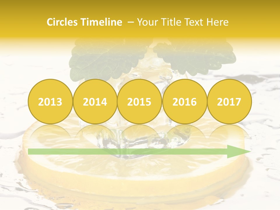 Citrus Cold Tropical PowerPoint Template