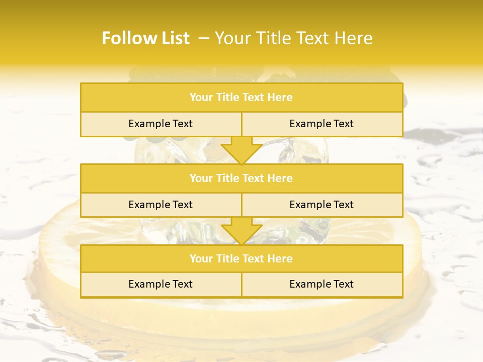 Citrus Cold Tropical PowerPoint Template