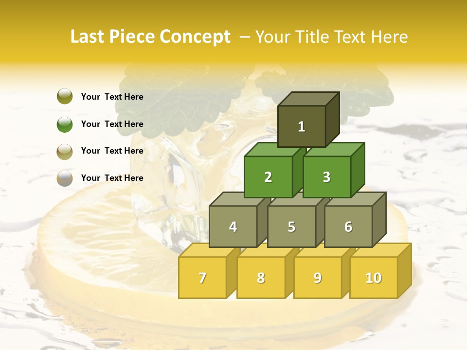 Citrus Cold Tropical PowerPoint Template