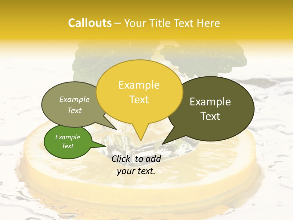 Citrus Cold Tropical PowerPoint Template