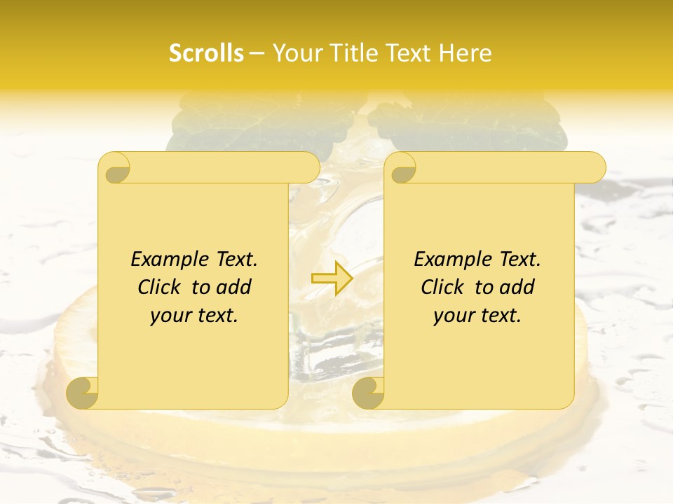Citrus Cold Tropical PowerPoint Template