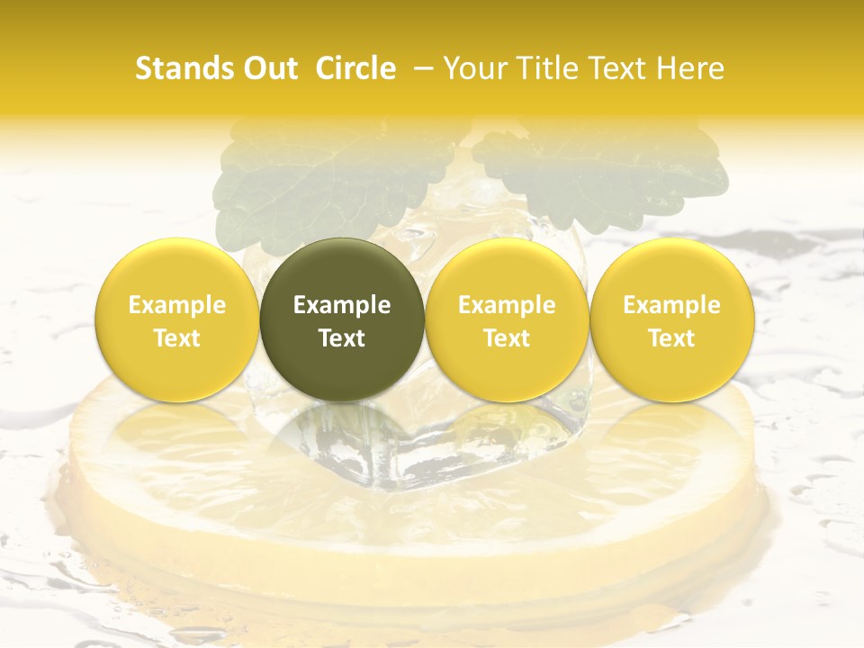 Citrus Cold Tropical PowerPoint Template