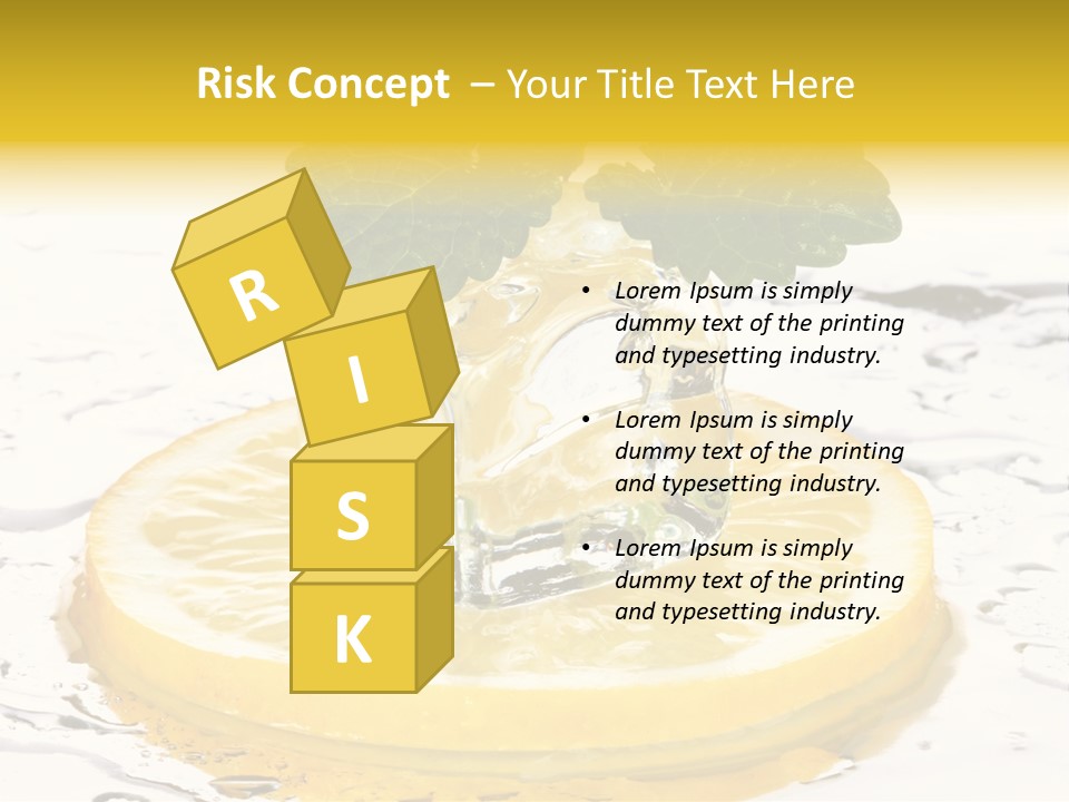 Citrus Cold Tropical PowerPoint Template