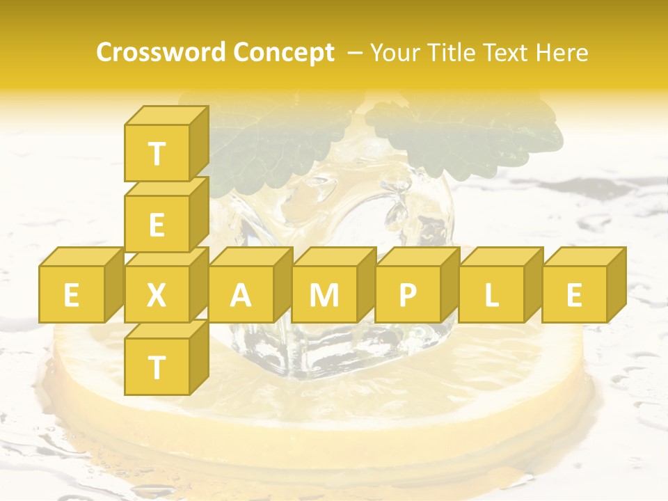 Citrus Cold Tropical PowerPoint Template