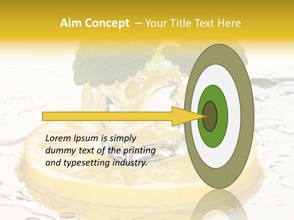 Citrus Cold Tropical PowerPoint Template