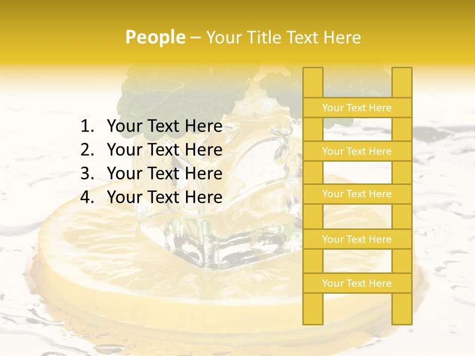 Citrus Cold Tropical PowerPoint Template