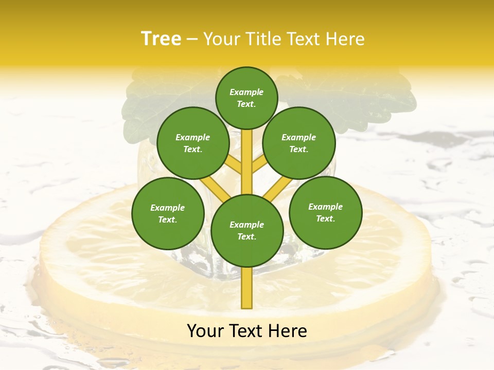 Citrus Cold Tropical PowerPoint Template