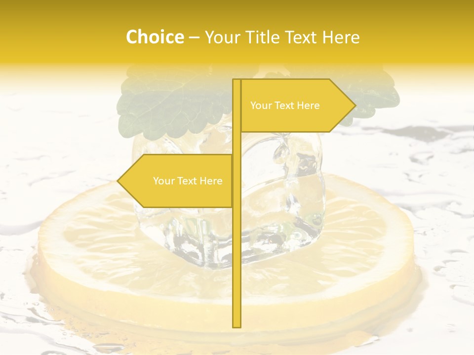 Citrus Cold Tropical PowerPoint Template