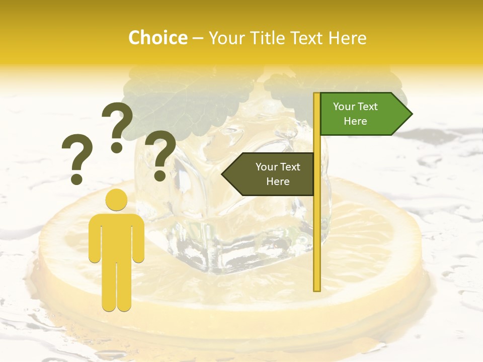 Citrus Cold Tropical PowerPoint Template