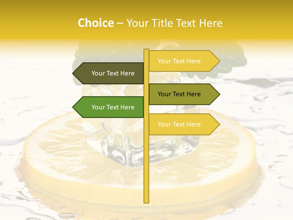 Citrus Cold Tropical PowerPoint Template