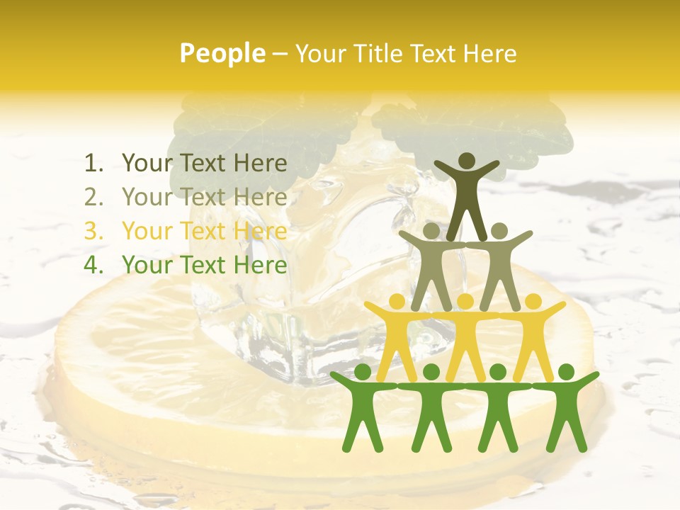 Citrus Cold Tropical PowerPoint Template