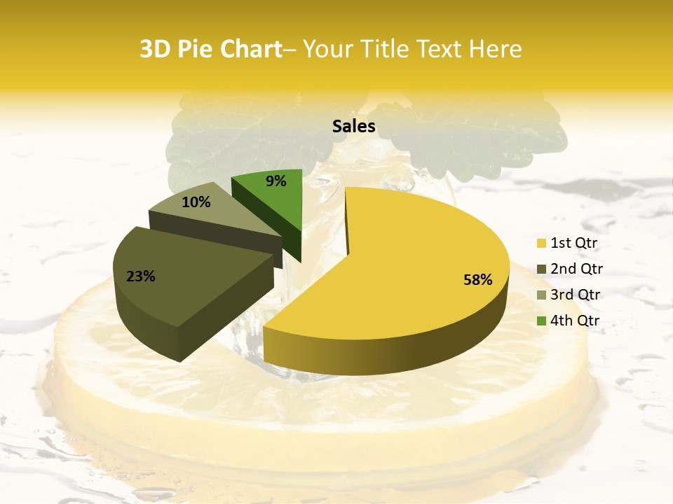 Citrus Cold Tropical PowerPoint Template