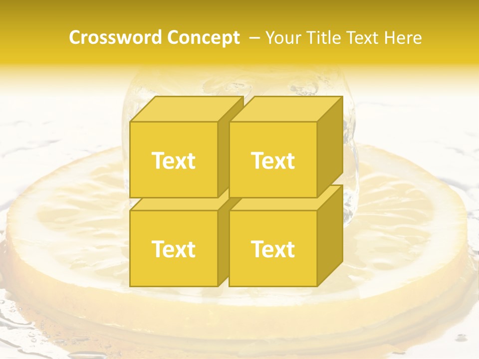 Leaf Drops Ingredient PowerPoint Template
