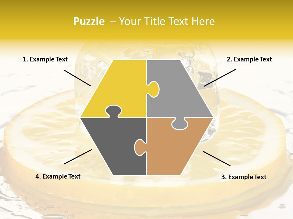 Leaf Drops Ingredient PowerPoint Template