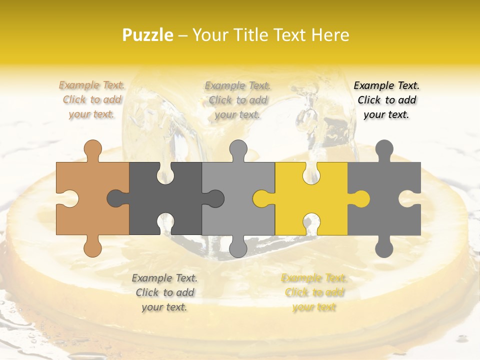 Leaf Drops Ingredient PowerPoint Template