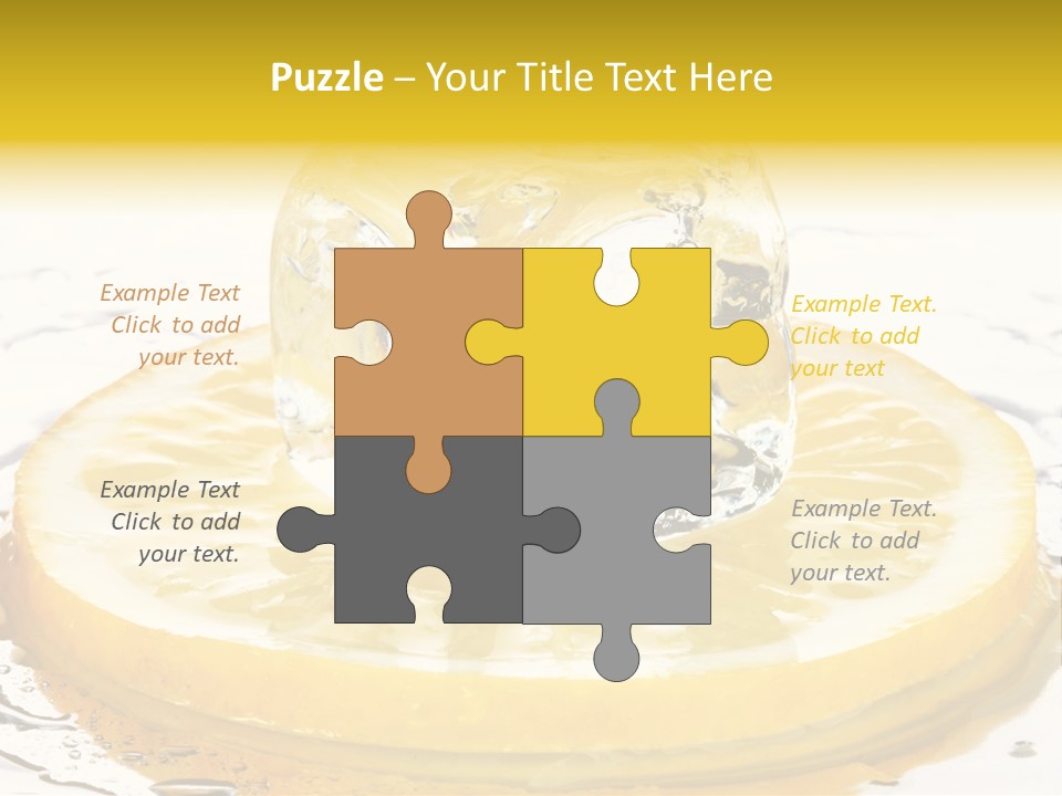 Leaf Drops Ingredient PowerPoint Template