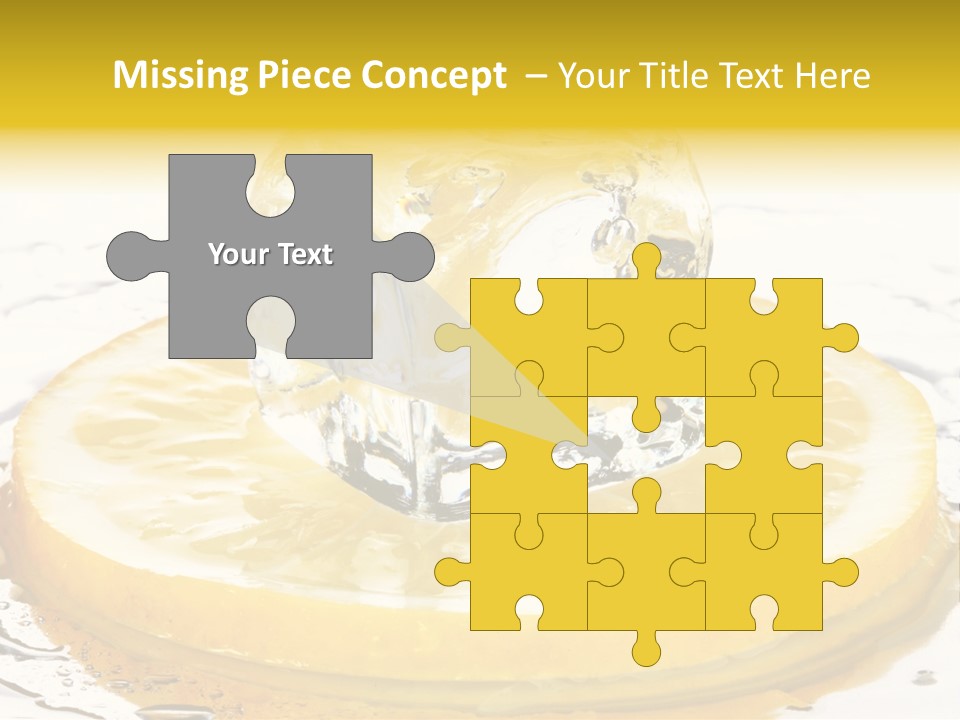 Leaf Drops Ingredient PowerPoint Template