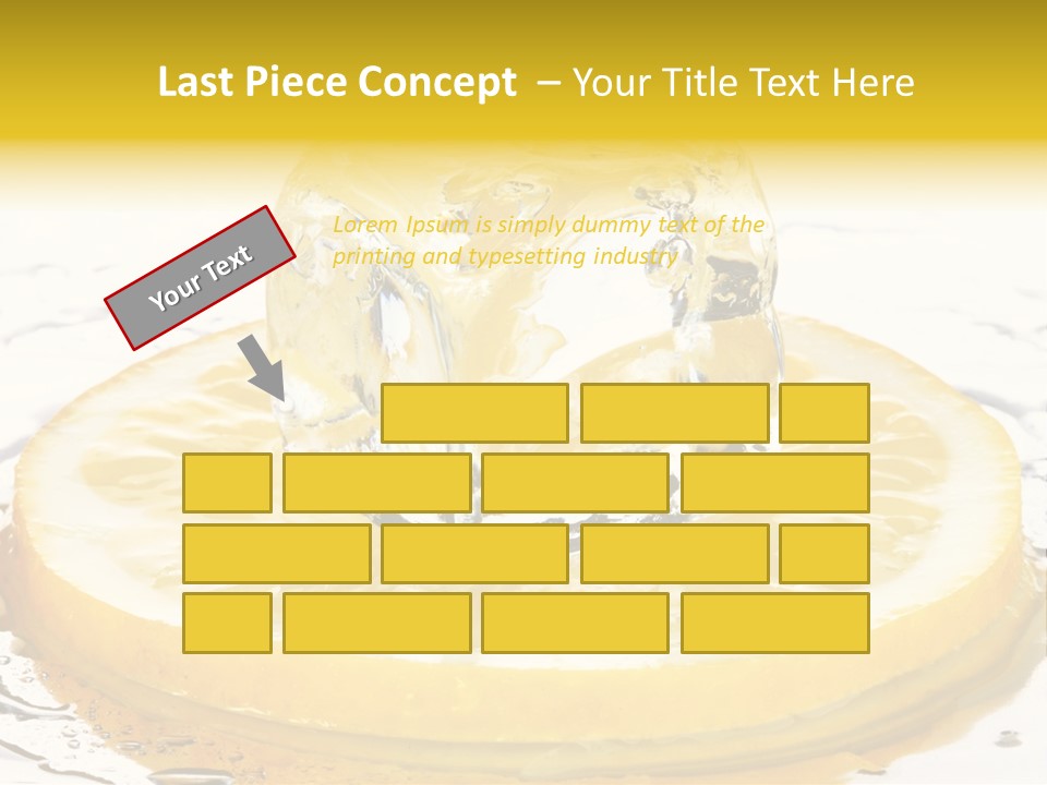 Leaf Drops Ingredient PowerPoint Template
