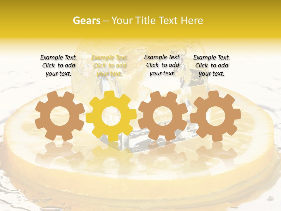 Leaf Drops Ingredient PowerPoint Template