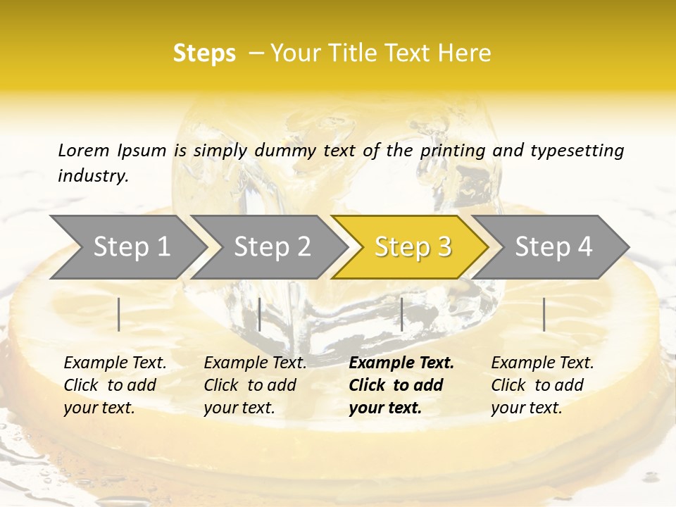 Leaf Drops Ingredient PowerPoint Template