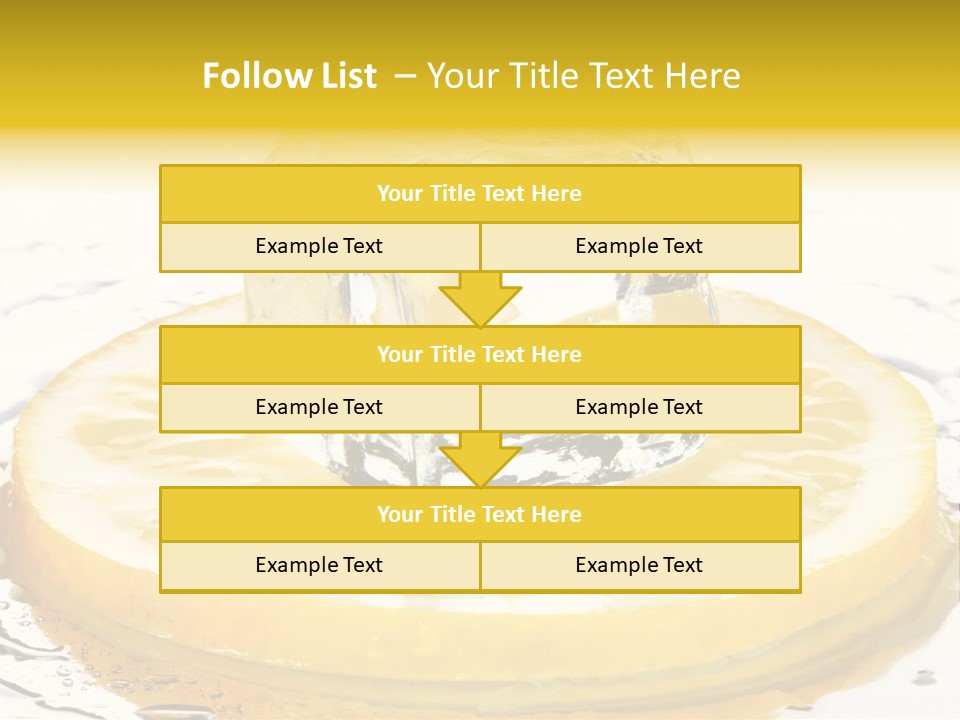 Leaf Drops Ingredient PowerPoint Template