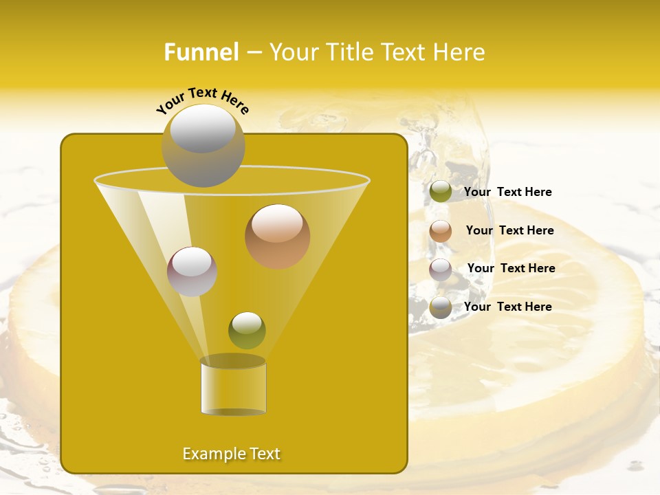 Leaf Drops Ingredient PowerPoint Template