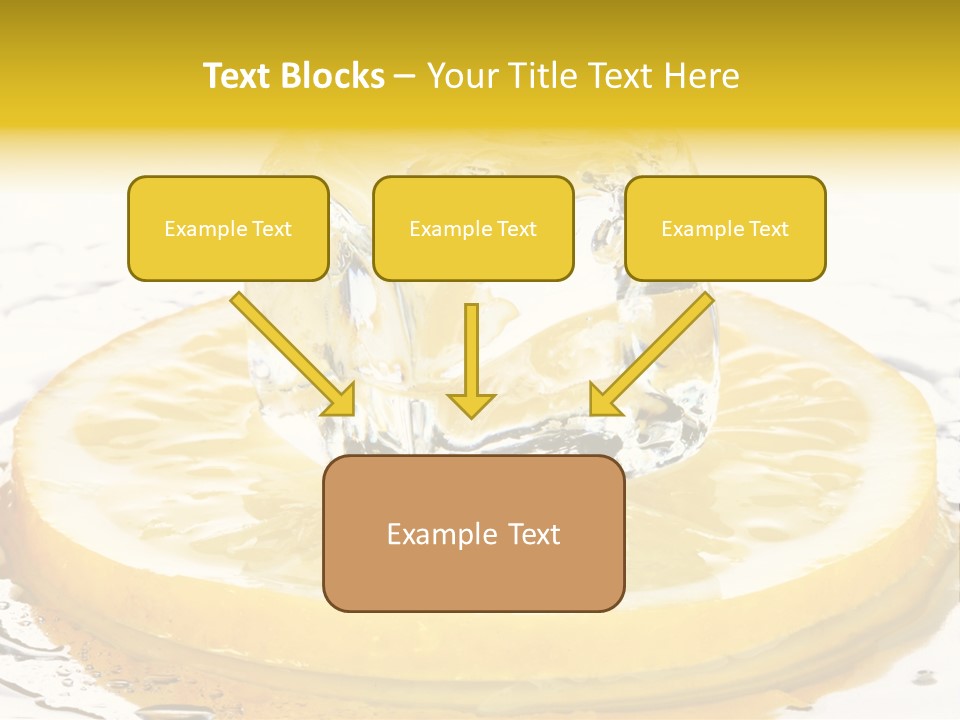 Leaf Drops Ingredient PowerPoint Template