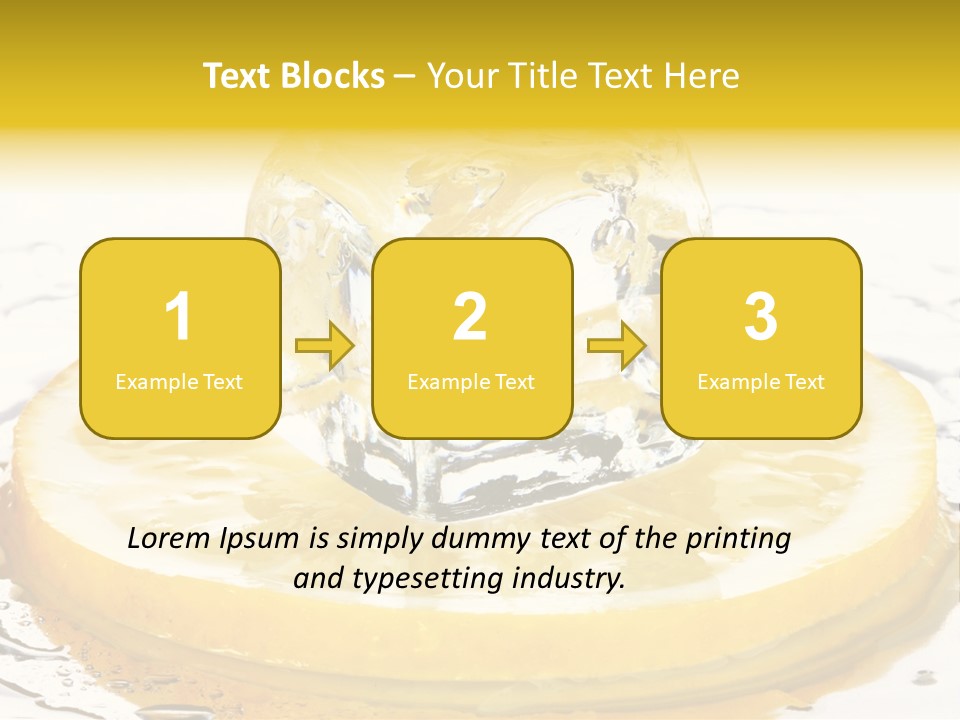 Leaf Drops Ingredient PowerPoint Template