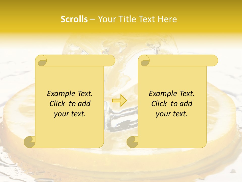 Leaf Drops Ingredient PowerPoint Template