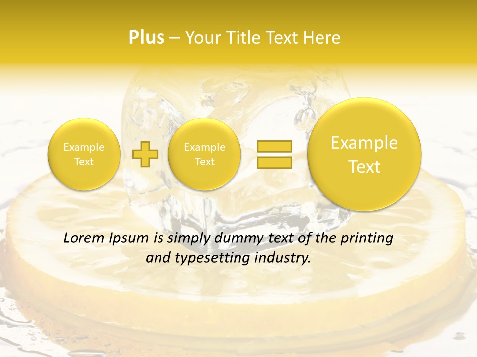 Leaf Drops Ingredient PowerPoint Template