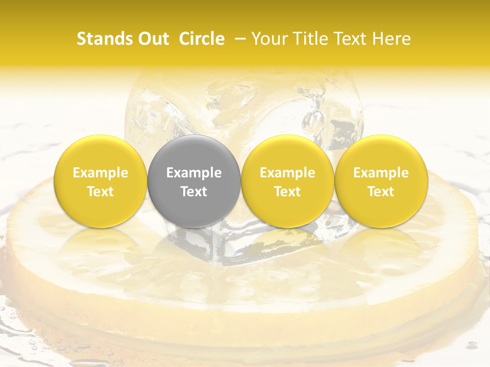 Leaf Drops Ingredient PowerPoint Template