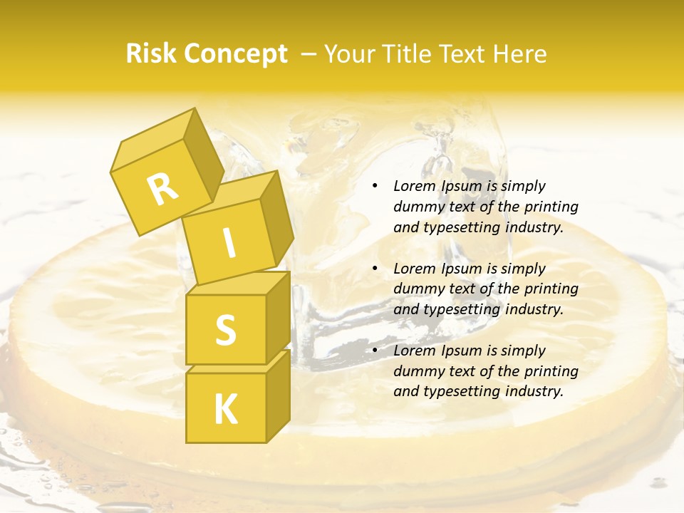Leaf Drops Ingredient PowerPoint Template