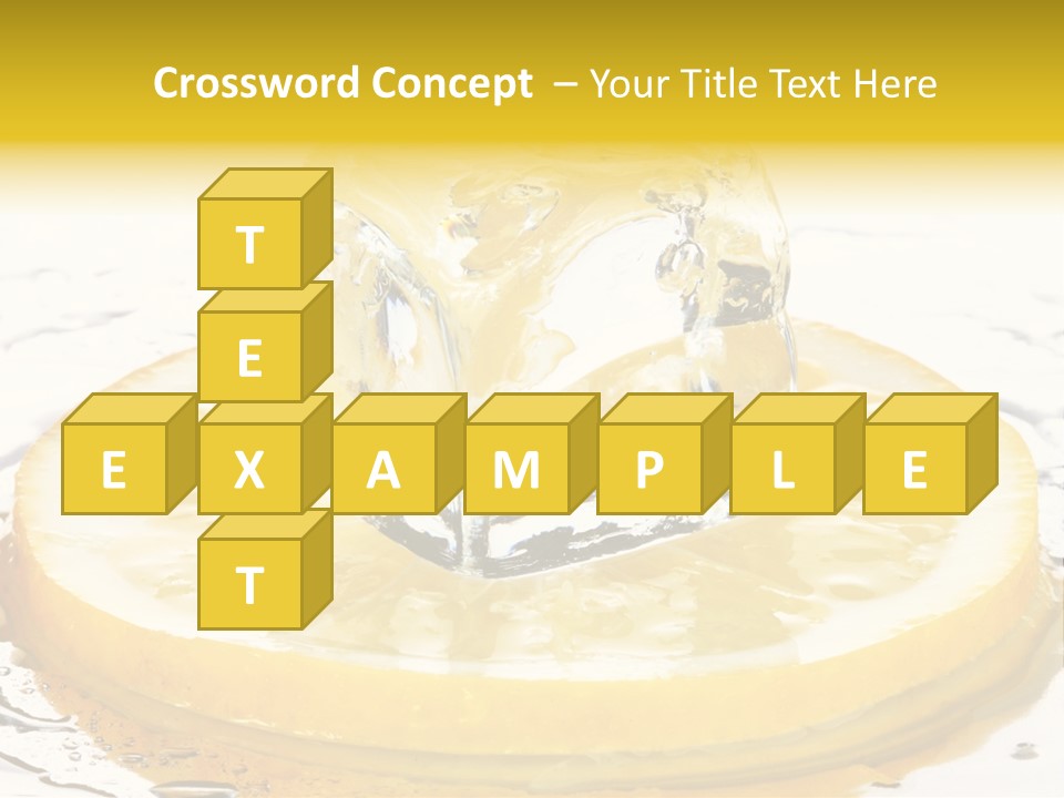 Leaf Drops Ingredient PowerPoint Template