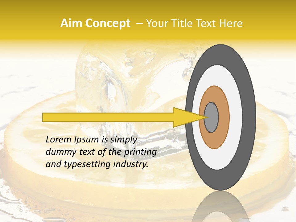 Leaf Drops Ingredient PowerPoint Template