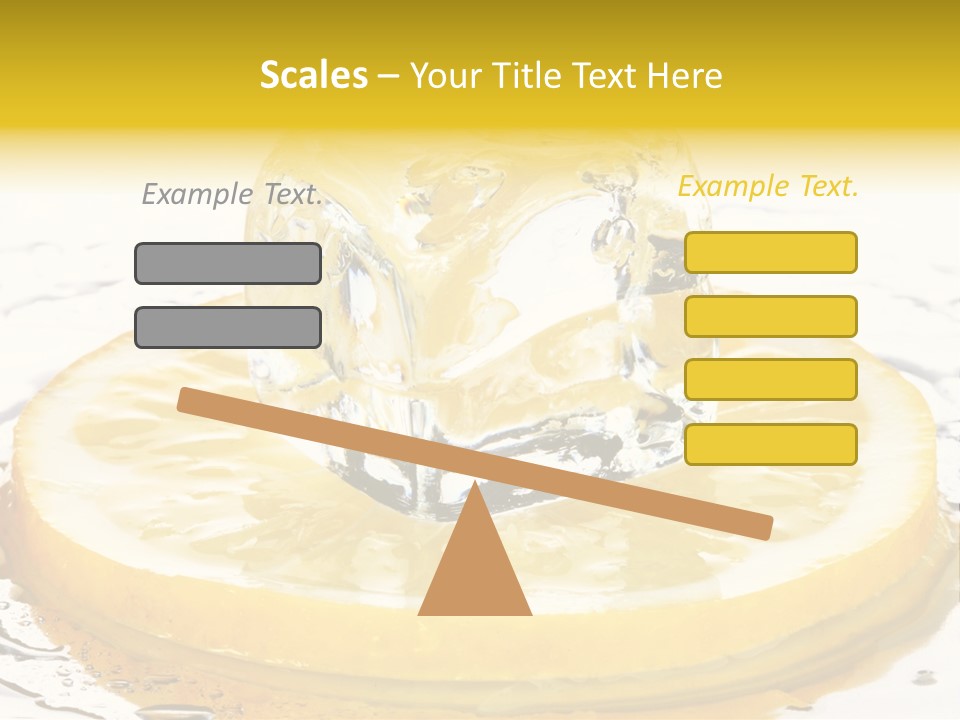 Leaf Drops Ingredient PowerPoint Template