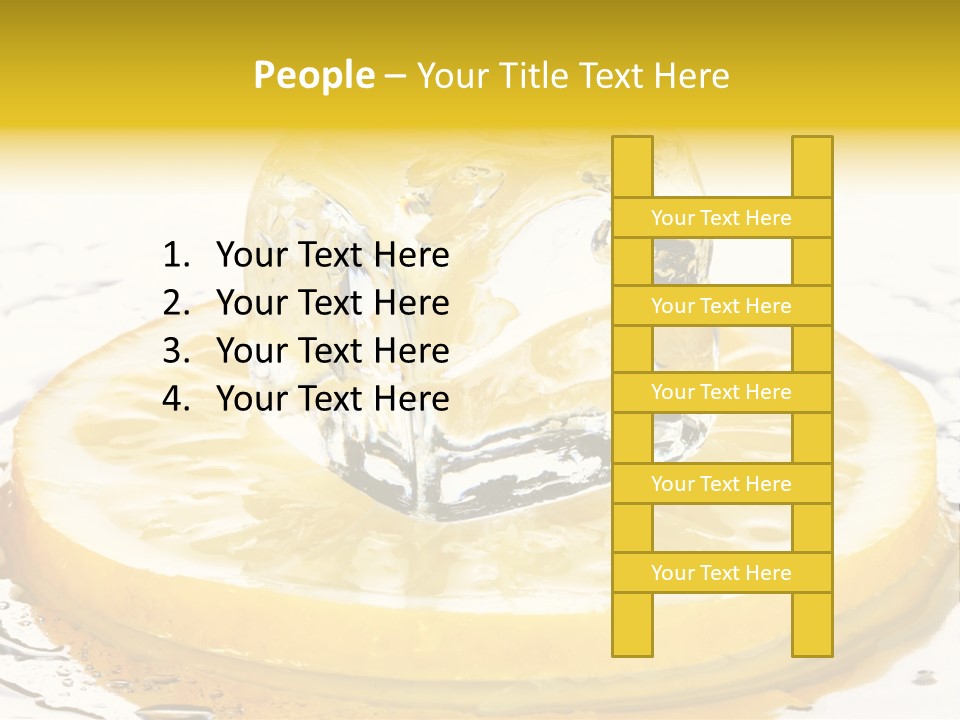 Leaf Drops Ingredient PowerPoint Template