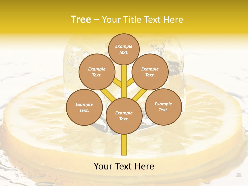 Leaf Drops Ingredient PowerPoint Template
