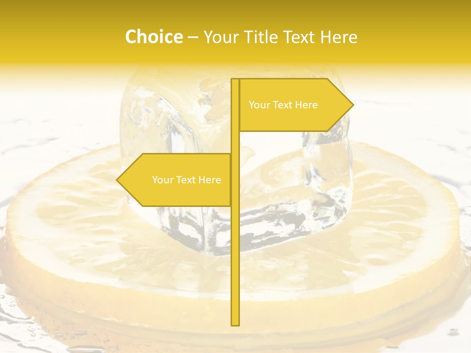 Leaf Drops Ingredient PowerPoint Template