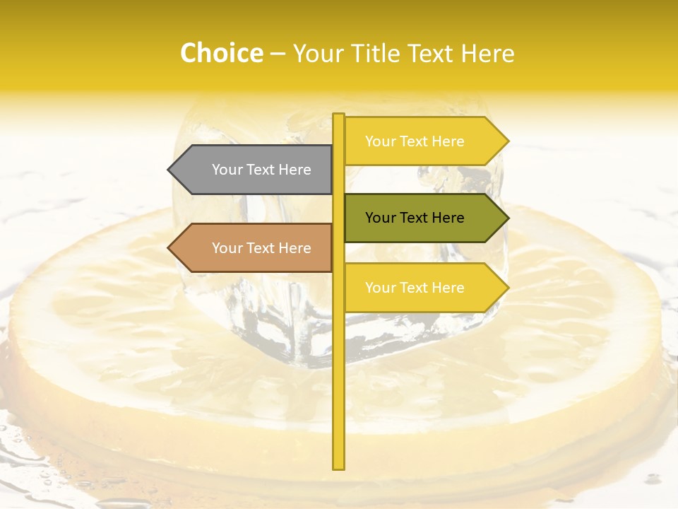 Leaf Drops Ingredient PowerPoint Template