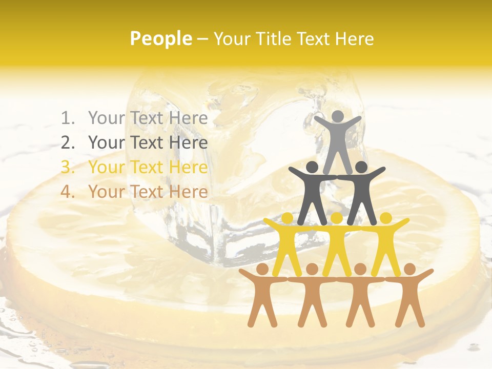 Leaf Drops Ingredient PowerPoint Template