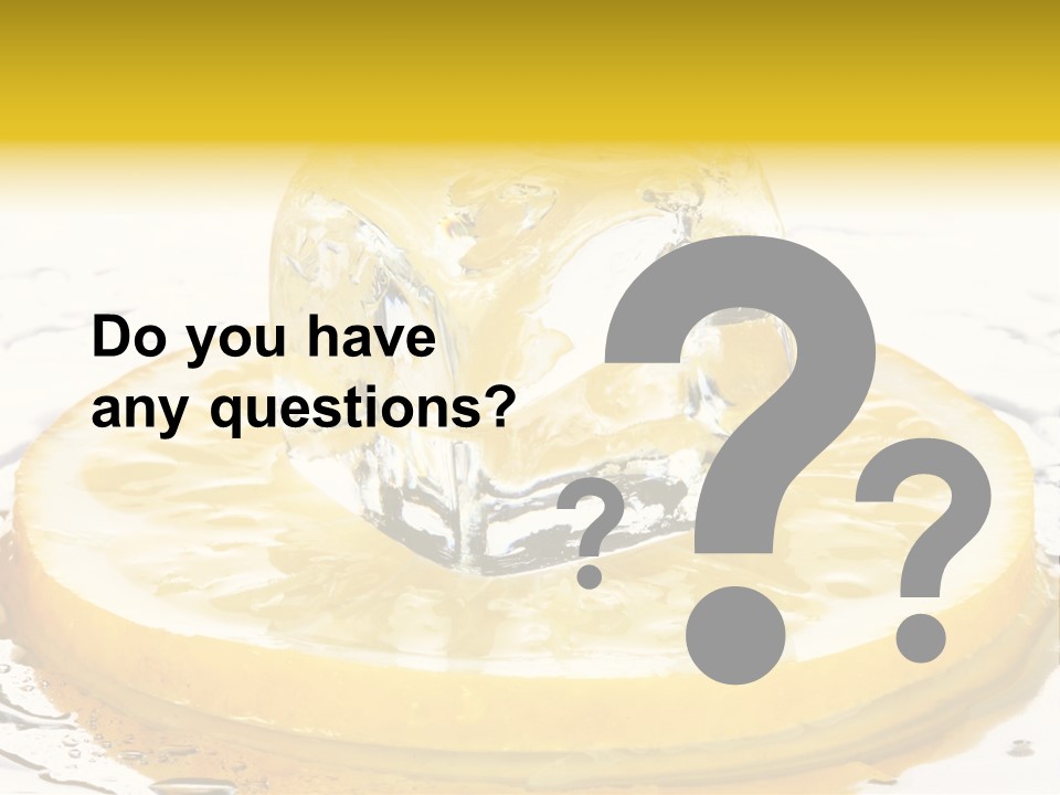 Leaf Drops Ingredient PowerPoint Template