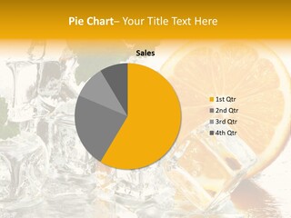 Orange Ice PowerPoint Template