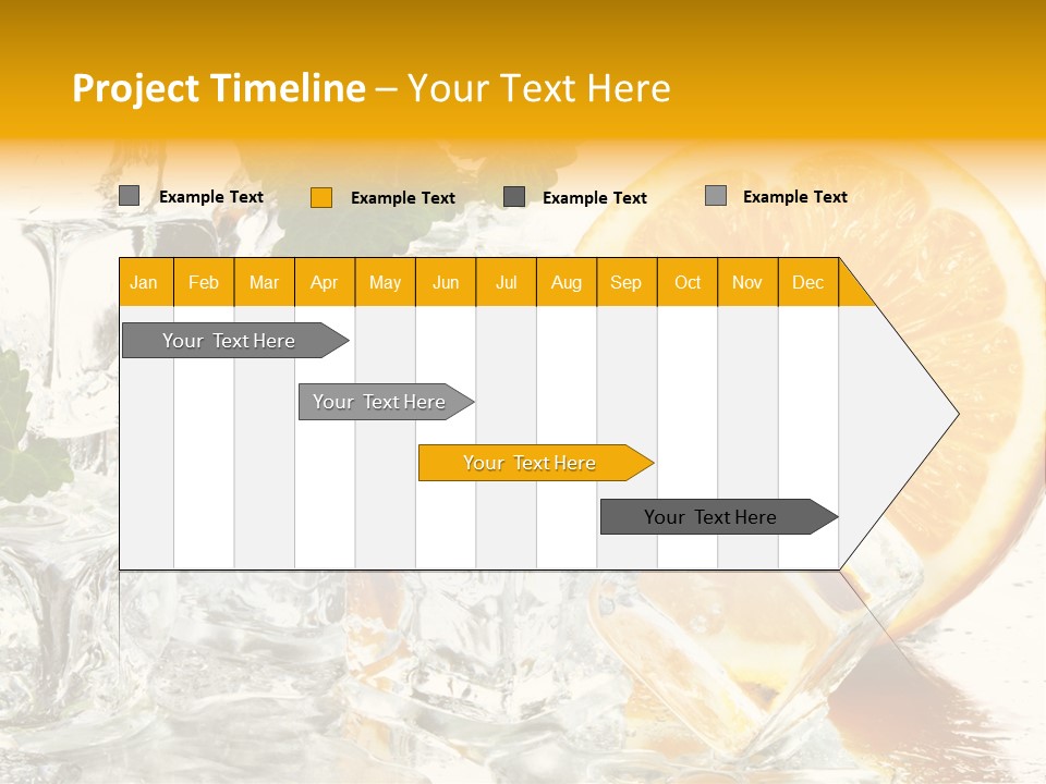 Orange Ice PowerPoint Template